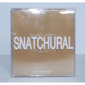 Beauty Creations Snatchural Cream Blend Highlight & Contour Palette Sand, NIB